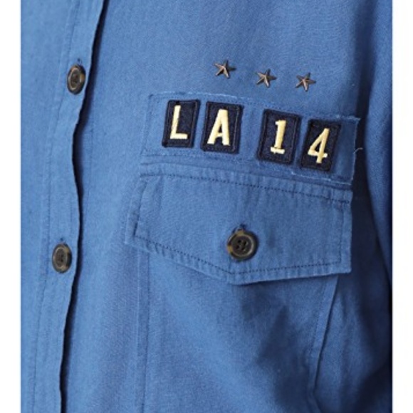 Rails Rare Military Shirt Oversized Patches - Picture 3 of 8